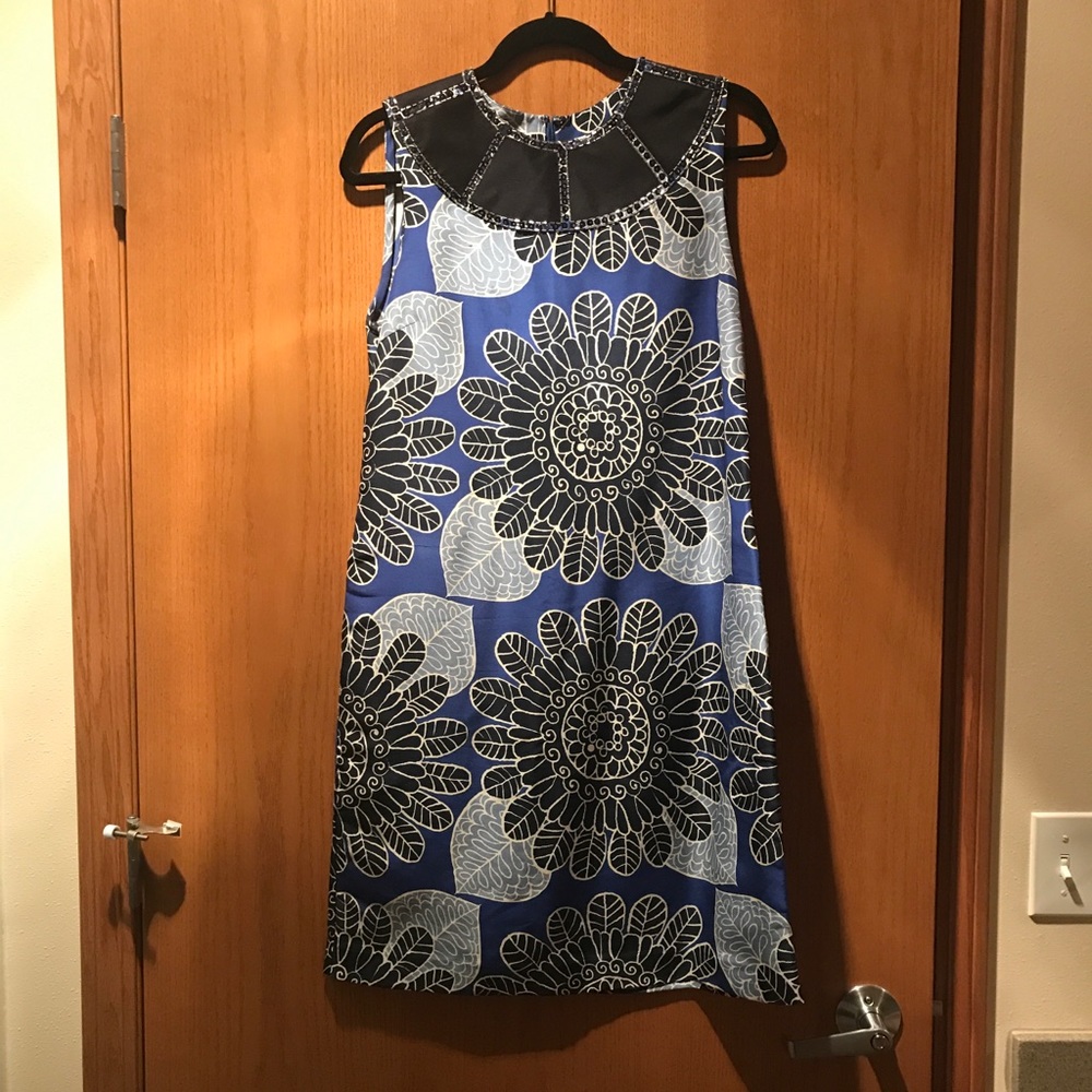 Tory Burch Silk Floral Print Dress
